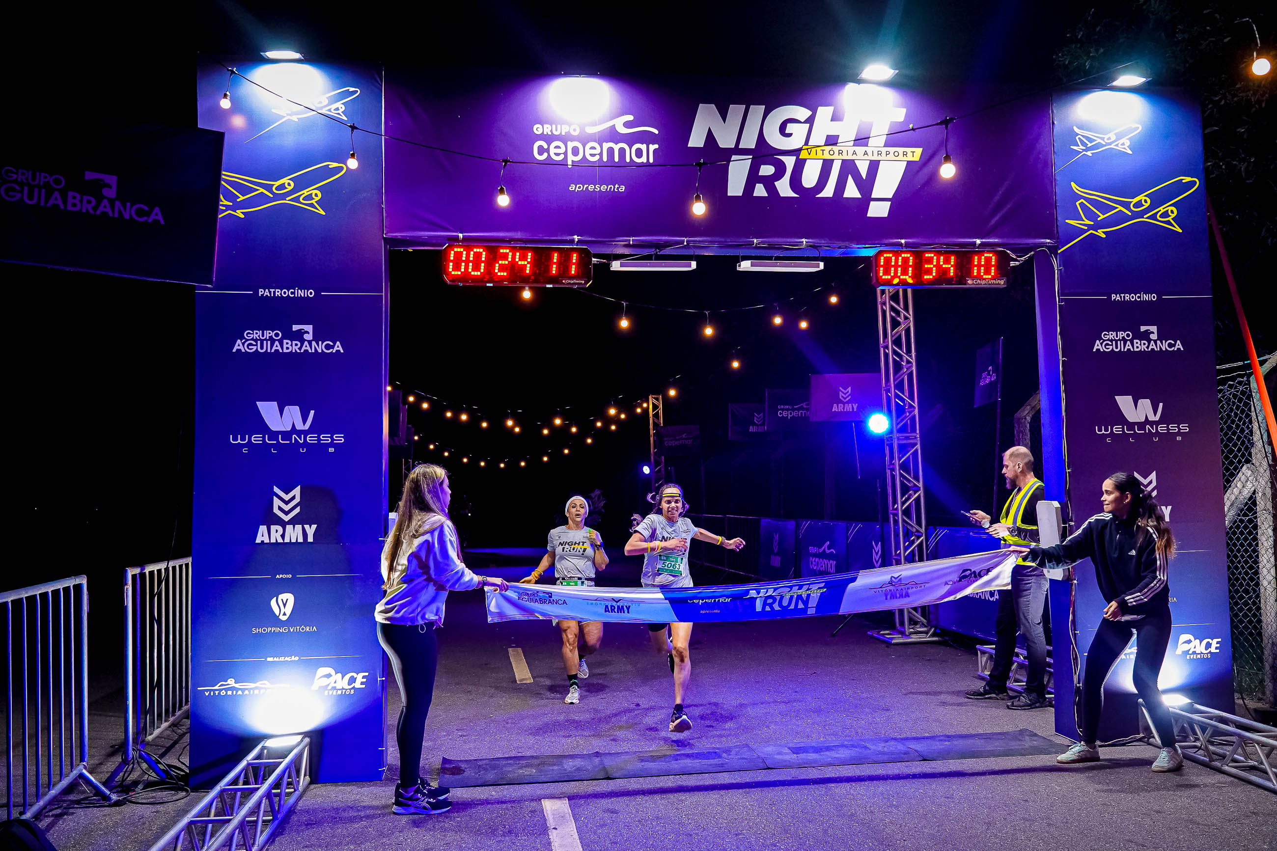Autorização para decolar: estão abertas as inscrições para a Night Run Vitória Airport