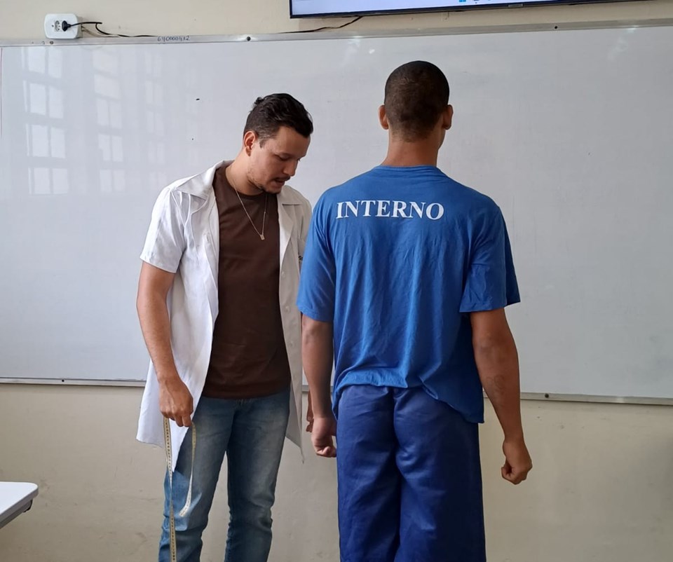 Estudantes da EJA em unidade prisional participaram de ação integrada sobre saúde e alimentação em BSF