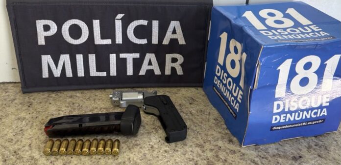 Preso com arma em Boa Esperança diz à polícia que comprou revólver na internet achando ser de brinquedo