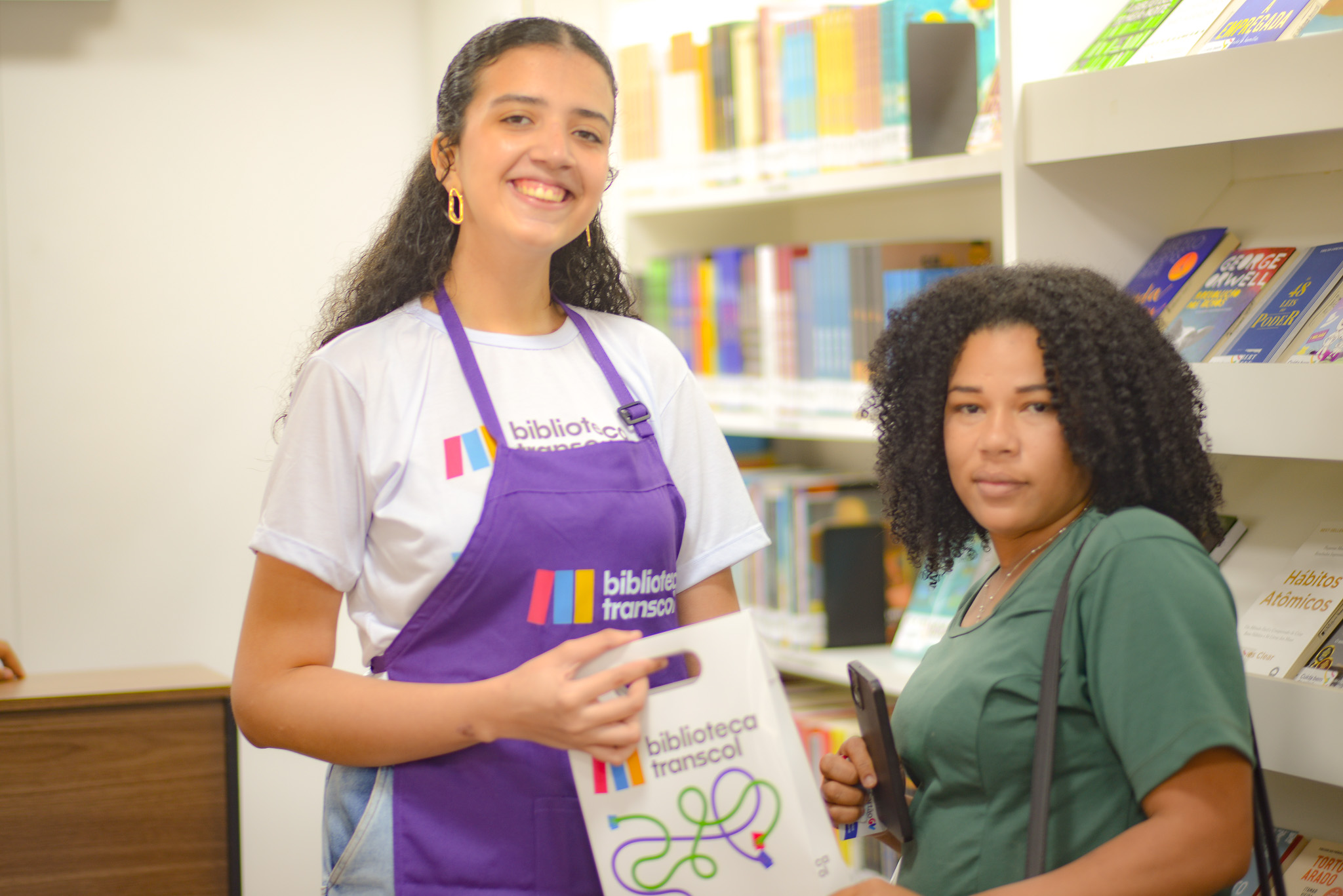 Biblioteca Transcol tem 95% de aprovação entre os usuários