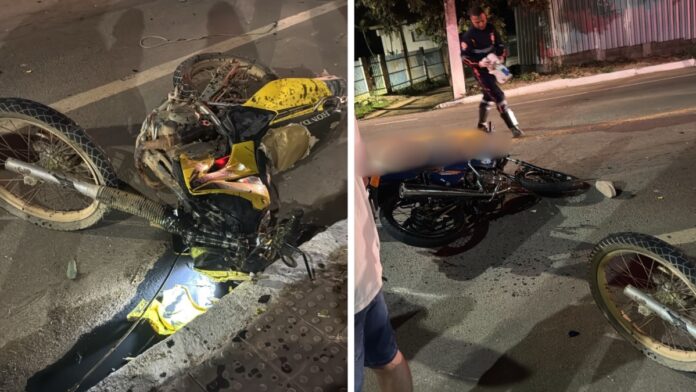 Acidente entre duas motos deixa três pessoas feridas em São Gabriel da Palha