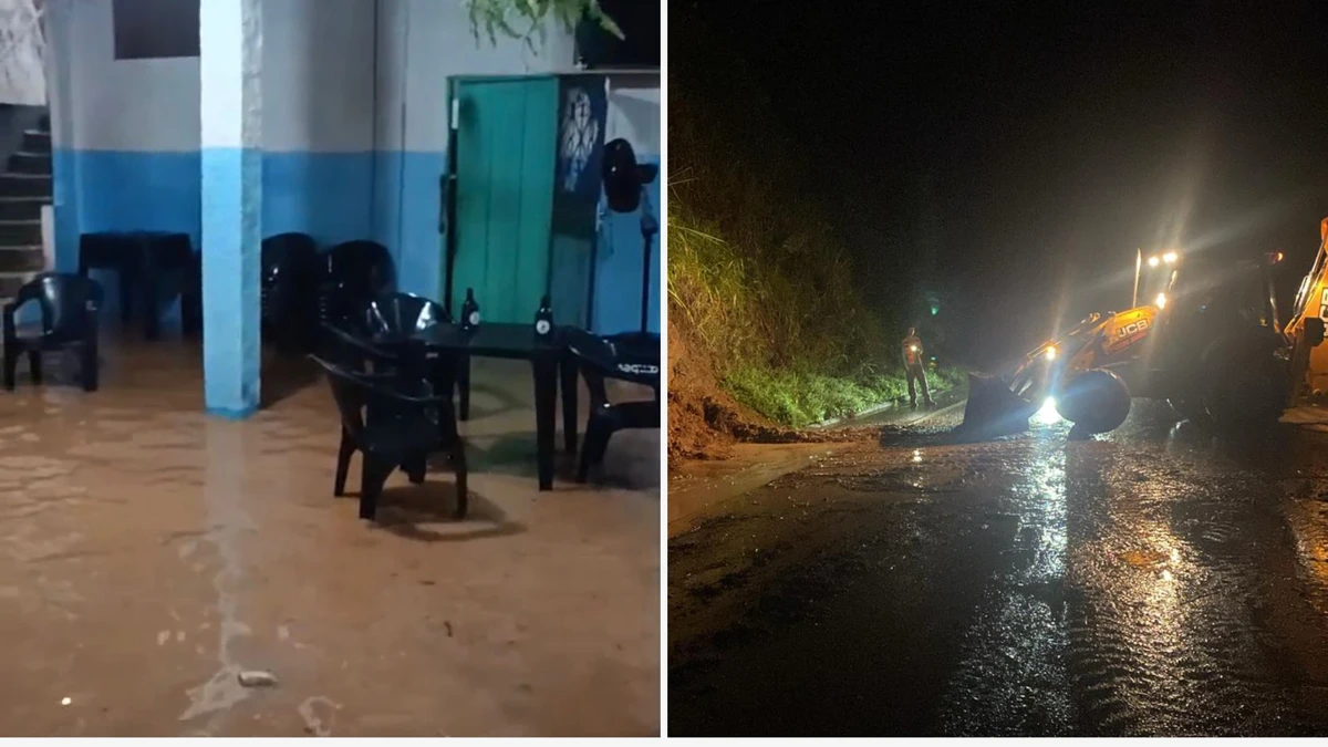 Águia Branca registra 150 mm de chuva em 40 minutos; quase o volume previsto para todo o mês de março