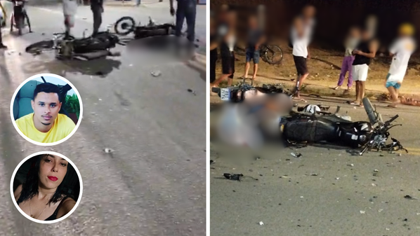 Homem e mulher morrem em acidente entre motos em Ecoporanga