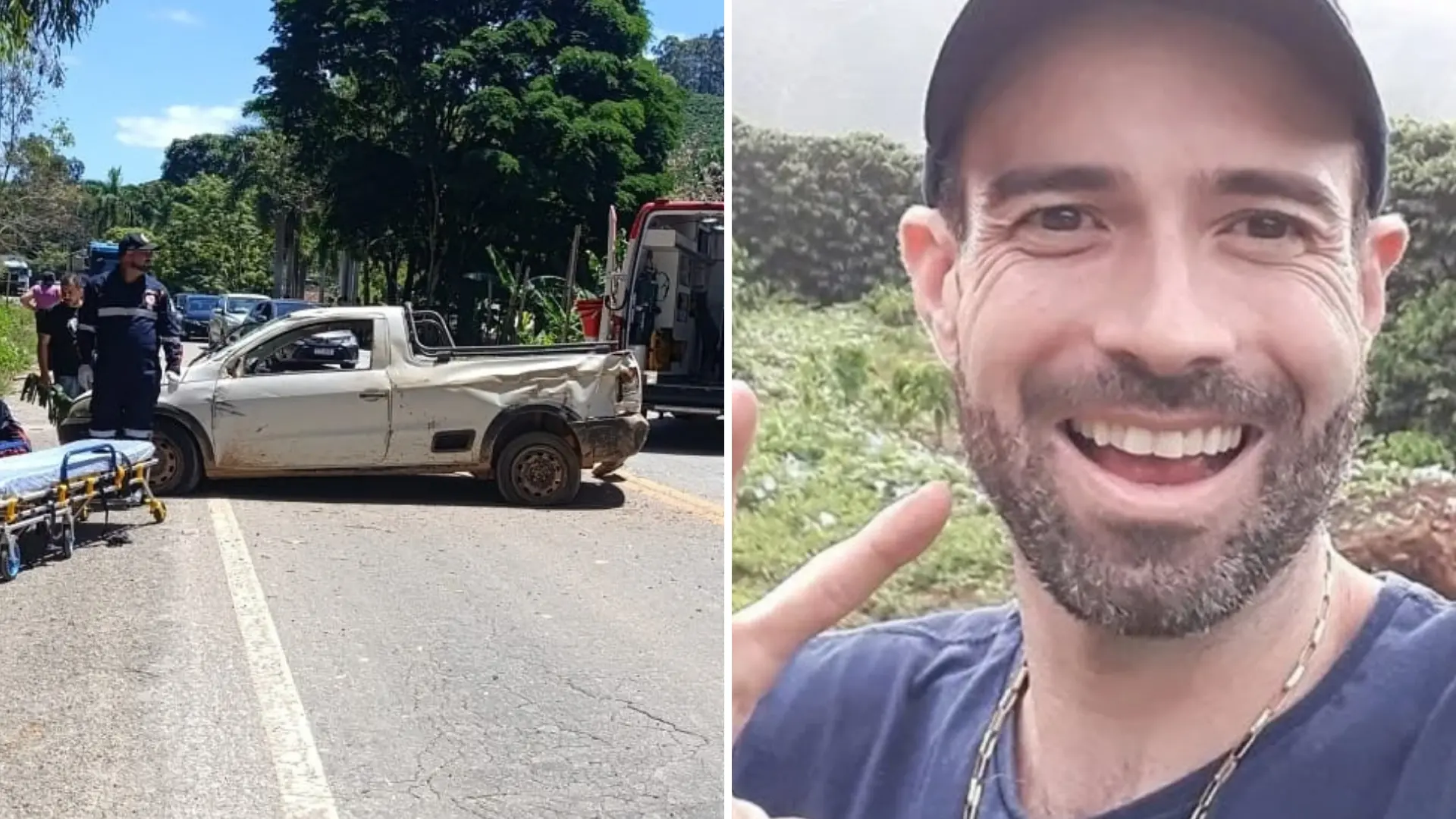 Motorista morre em colisão entre caminhonete e carro na BR 262