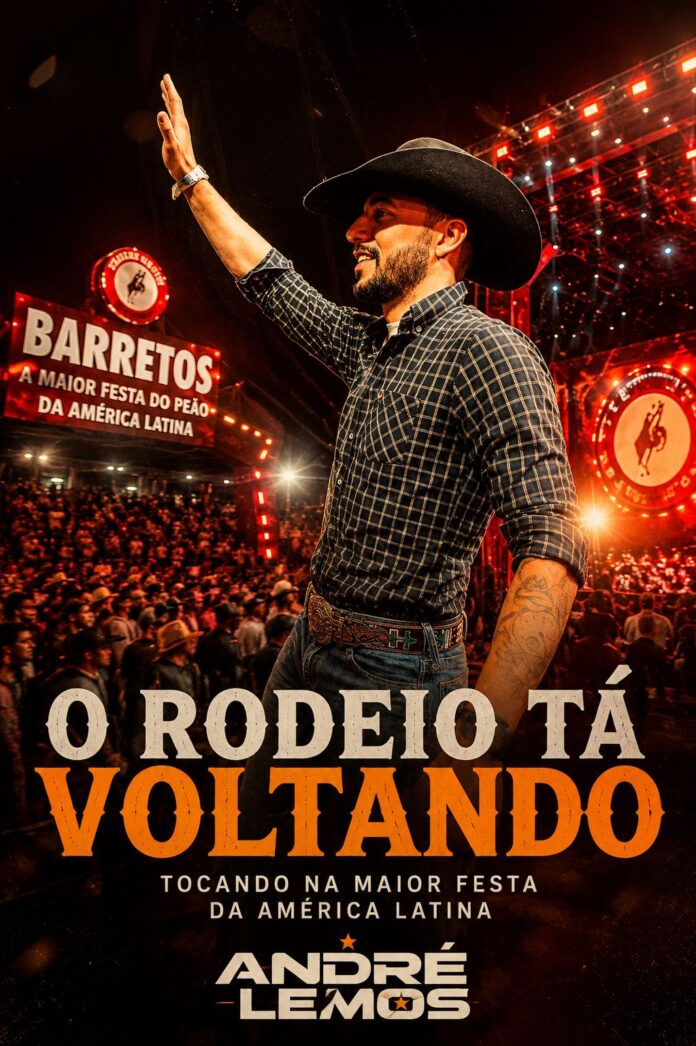 Cantor veneciano celebra após ter música tocada na Festa do Peão de Barretos