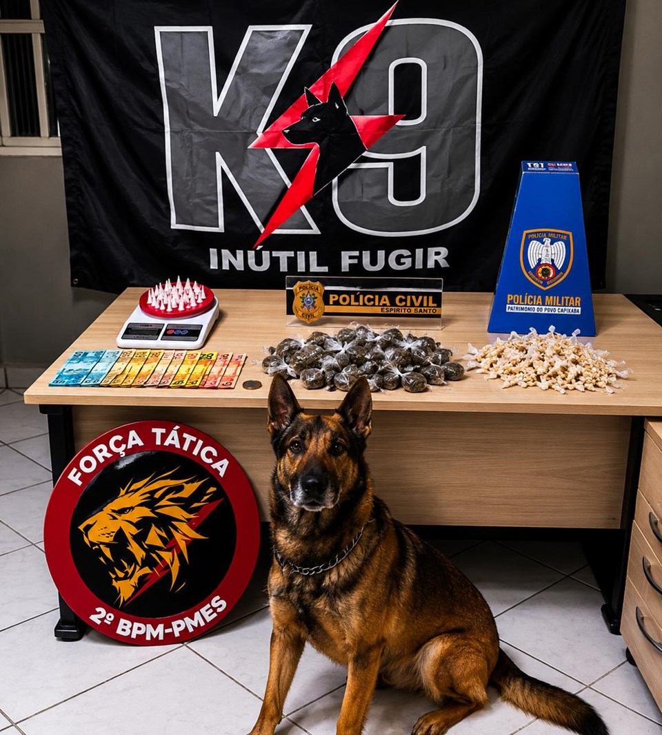 Ações do 2º Batalhão resultam na apreensão de armas, drogas e detenção de cinco pessoas