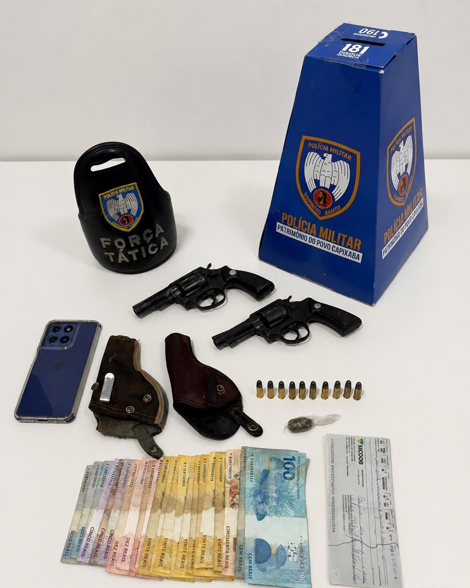 2º Batalhão apreende armas de fogo em São Gabriel da Palha