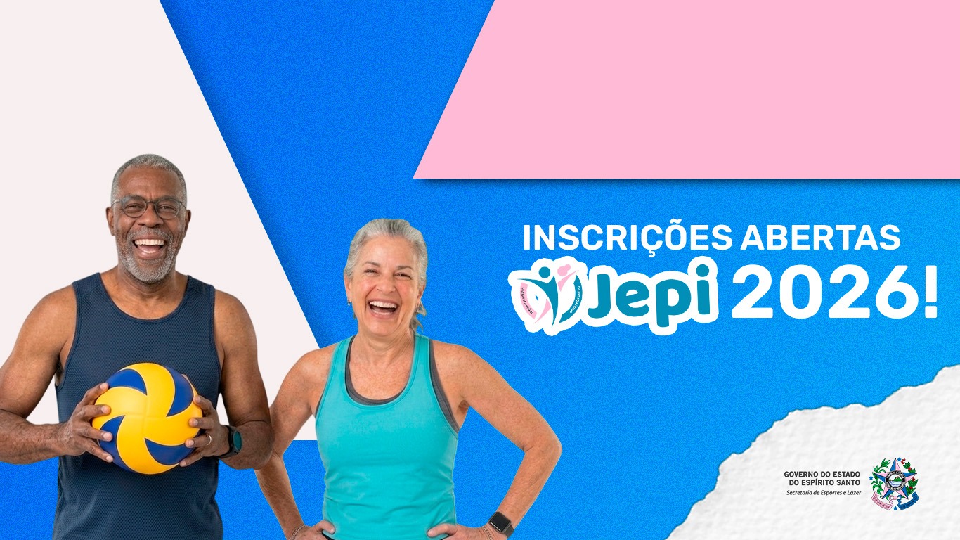Inscrições para os Jogos Estaduais da Pessoa Idosa 2026 começam nesta segunda-feira (15)