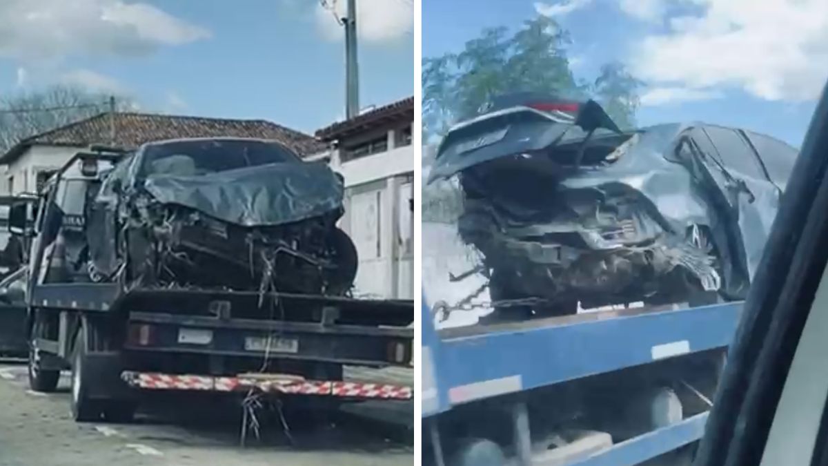 Cabo da PM sofre acidente de carro em Montanha após expor brigas e fazer ameaças na internet