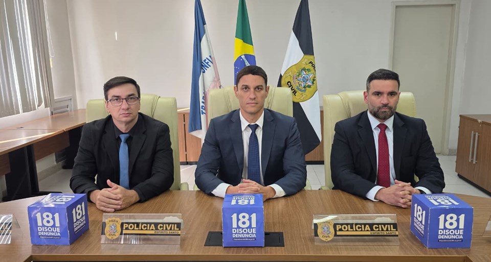 Polícia Civil conclui investigação sobre “tribunal do crime” e indicia três envolvidos por tortura, roubo e corrupção de menores em Cachoeiro