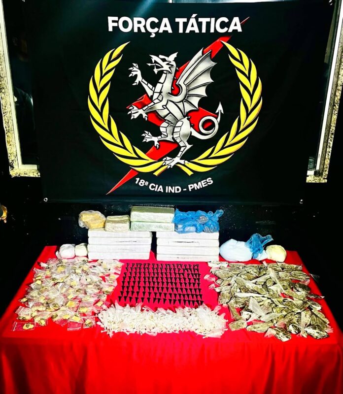 PM apreende carga de droga avaliada em R$ 250 mil em Jaguaré