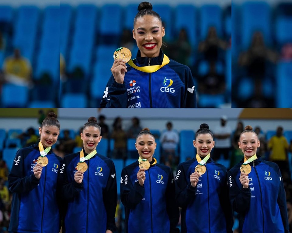 Capixabas cravam séries e conquistam cinco ouros no Pan de Ginástica Rítmica
