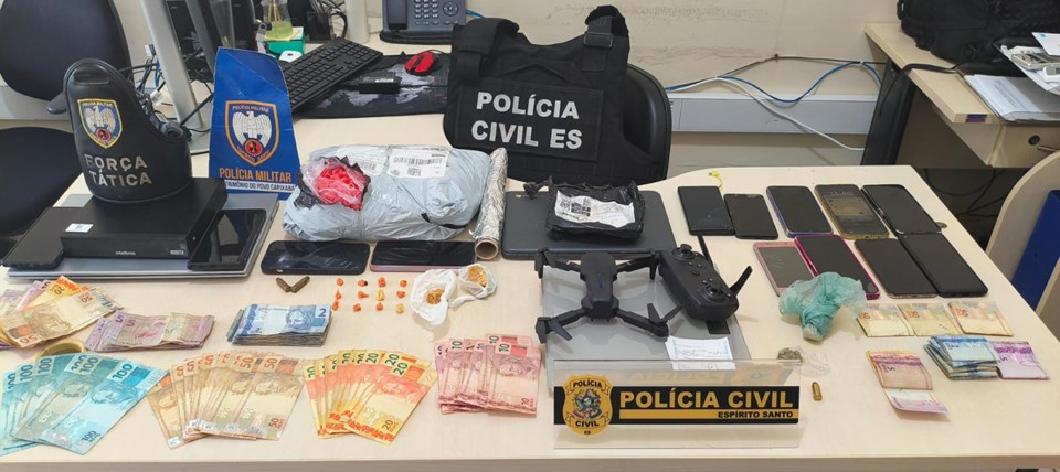 Polícias Civil e Militar desarticulam associação criminosa ligada ao tráfico e prende seis suspeitos em Mantenópolis