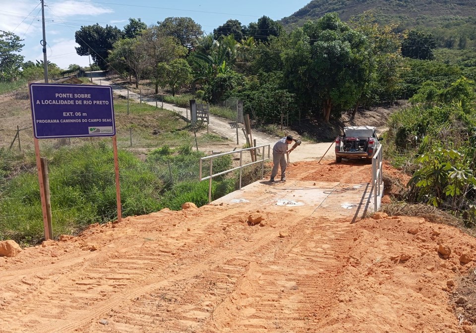 Água Doce do Norte recebe duas novas pontes rurais instaladas pela Seag