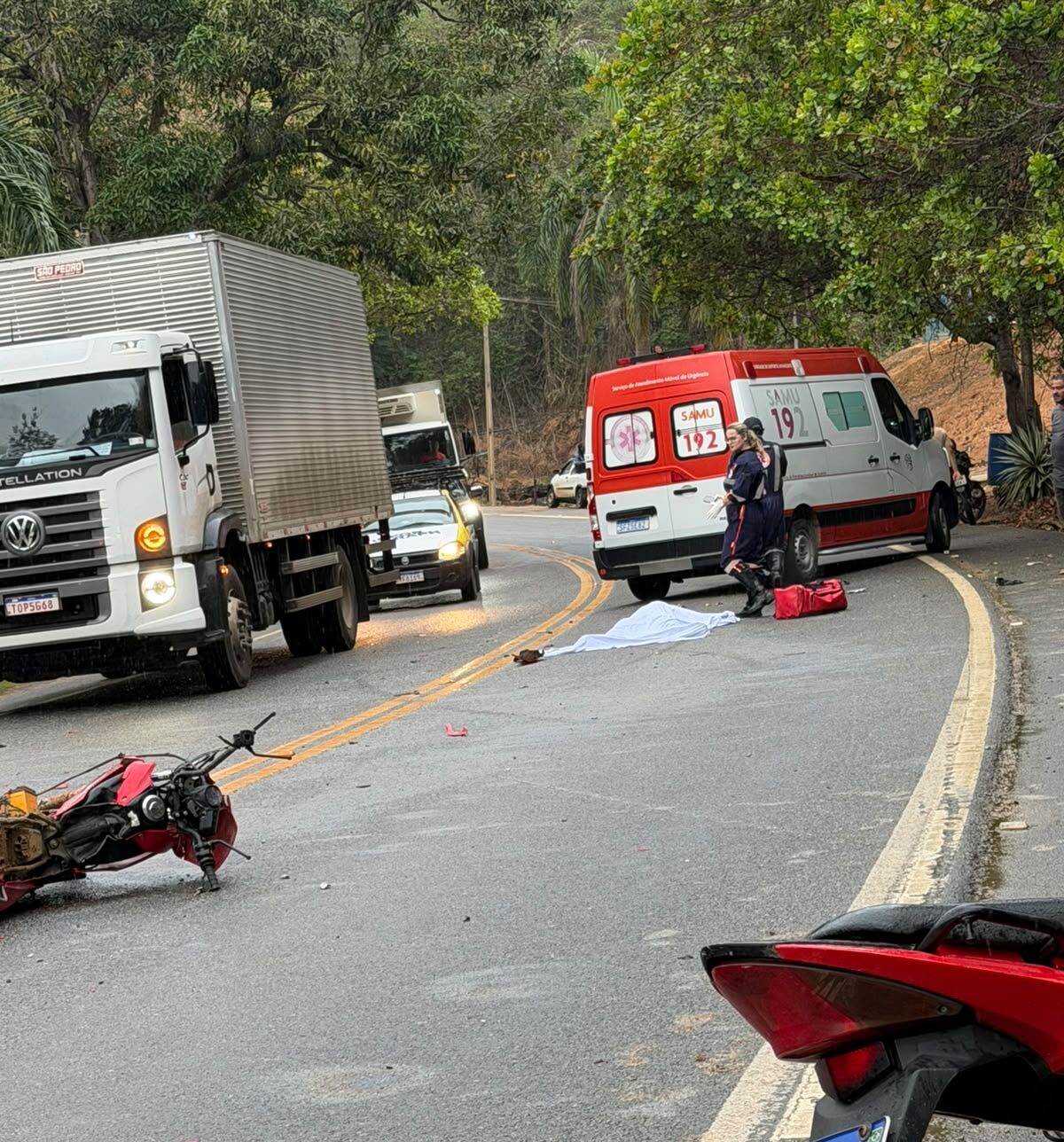 Acidente entre carro e moto deixa uma pessoa morta em estrada de São Domingos do Norte