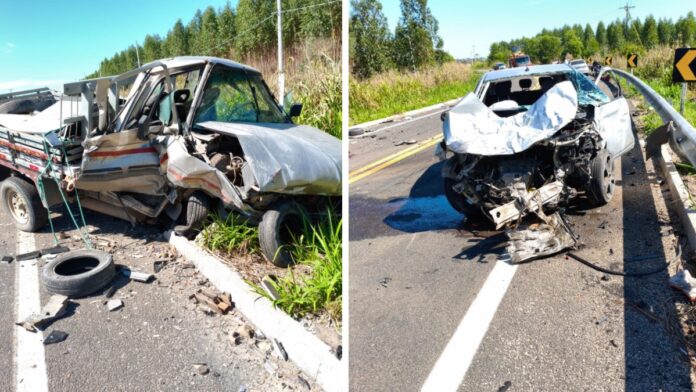 Motorista morre em acidente entre carro e caminhão na rodovia ES 315 em São Mateus