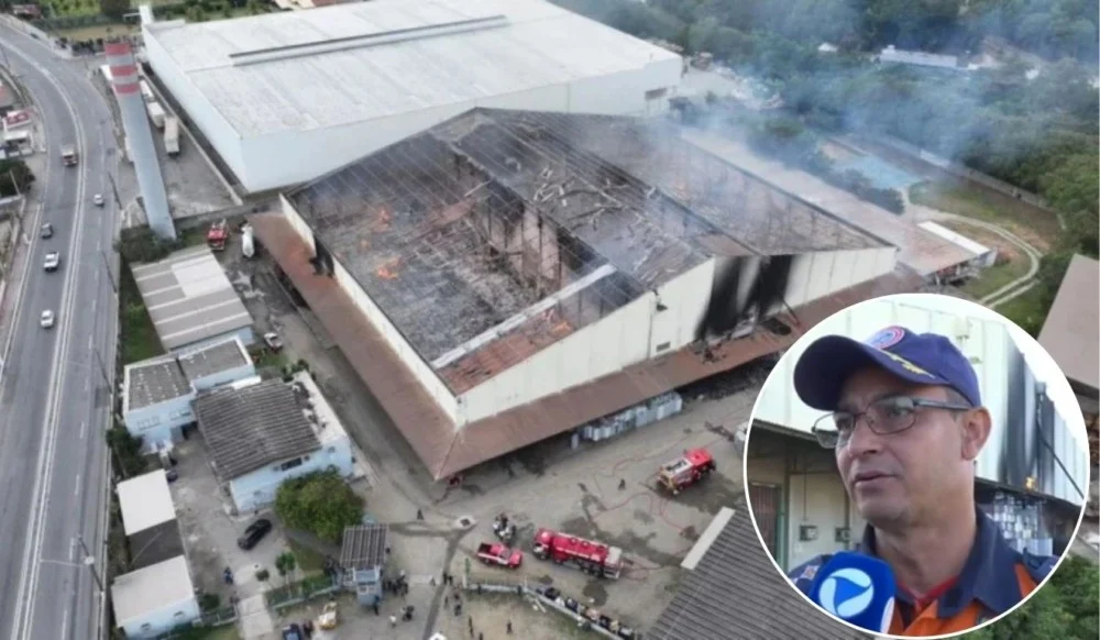 Imagens de câmeras podem ajudar em investigação de incêndio que destruiu arquivo do TJES