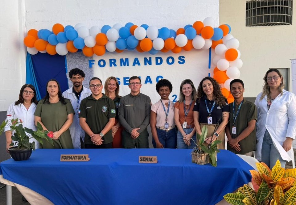Sejus e Senac-ES certificam cerca de 50 internos em cursos profissionalizantes em São Mateus