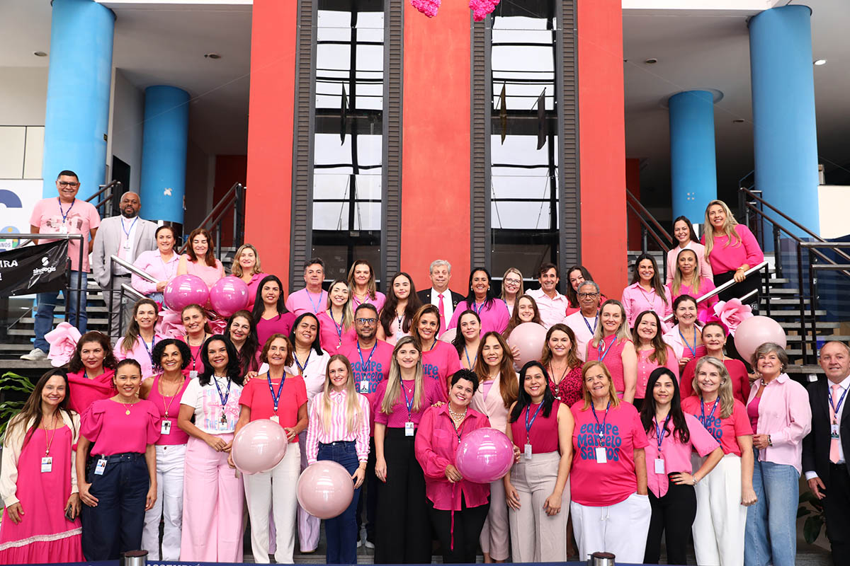 Ação mobiliza servidores da Assembleia em apoio ao Outubro Rosa
