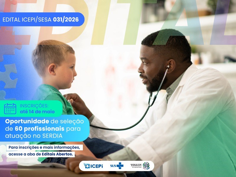 Sesa seleciona profissionais de diferentes categorias para atuação no SERDIA