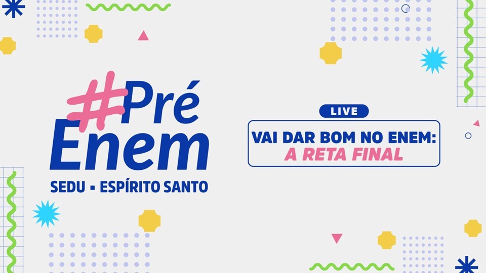 Sedu realiza live motivacional para o Enem
